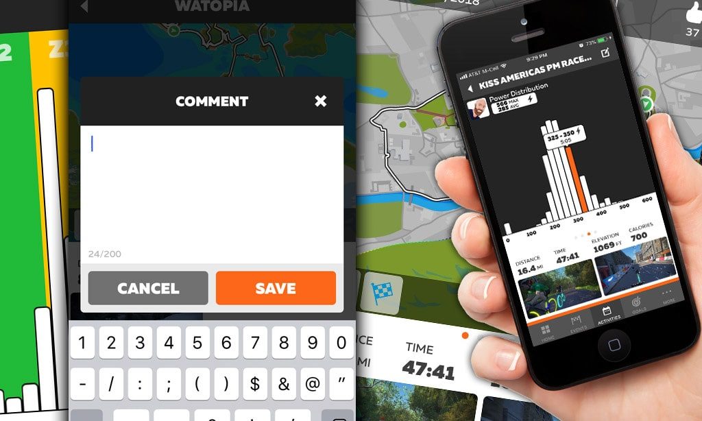 Zwift migliora l'activity feed
