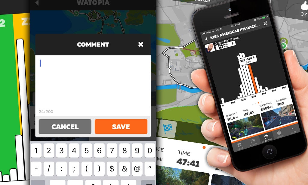 Zwift migliora l’activity feed