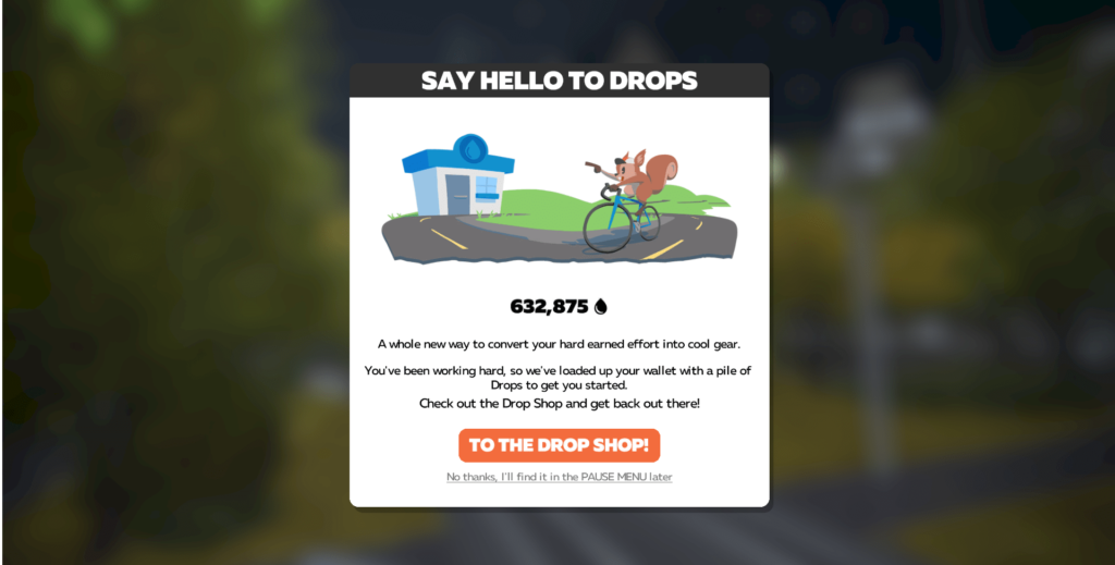 drops zwift