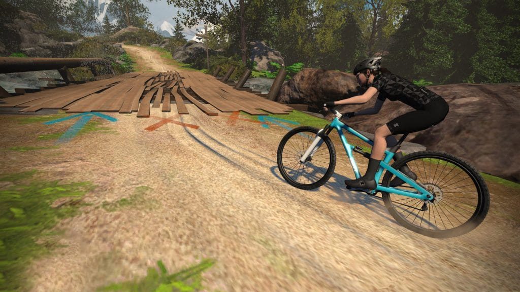 Zwift mountain bike