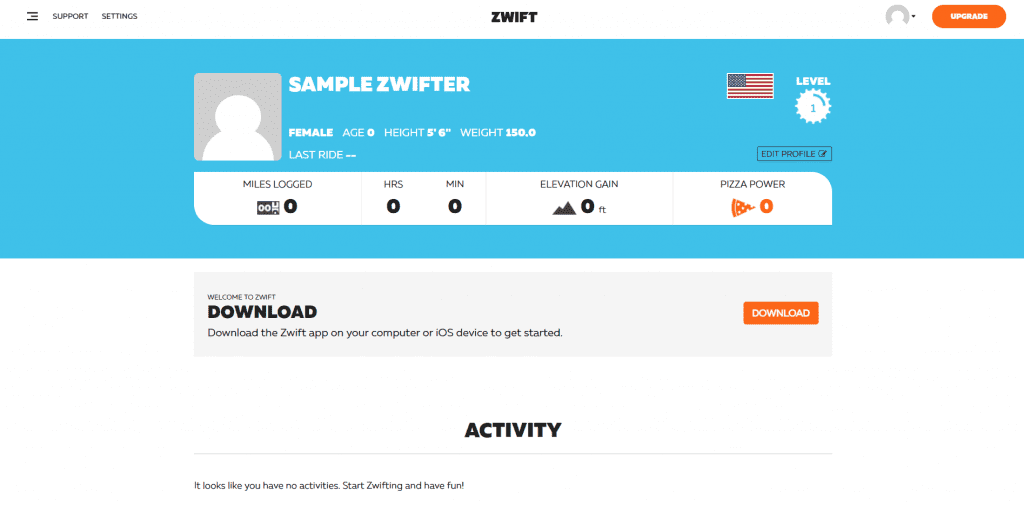 account zwift