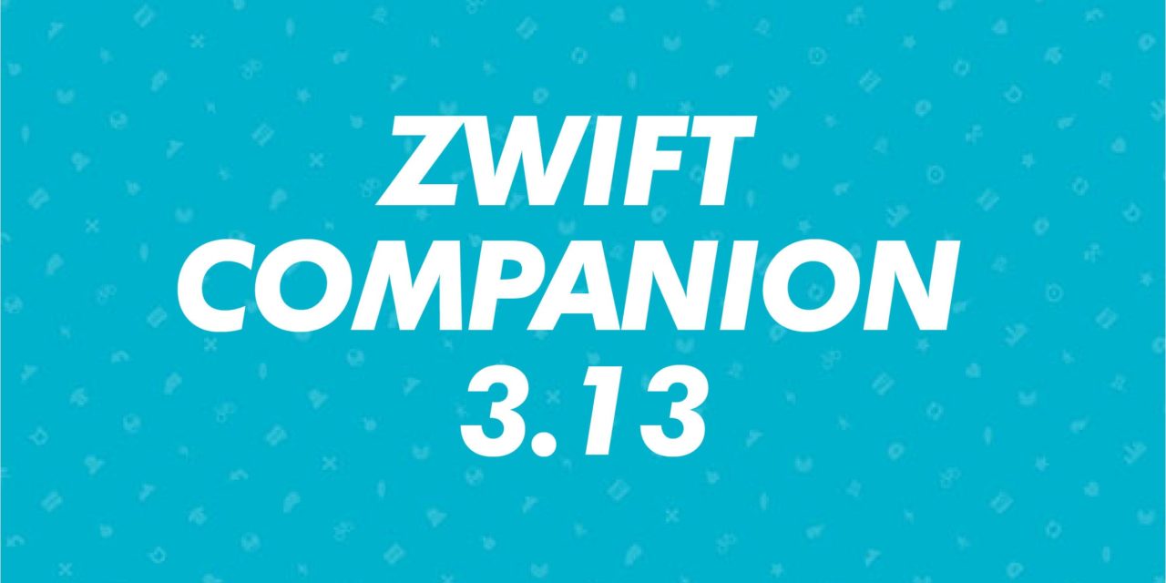 Rilascio Zwift Companion 3.13