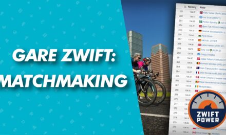 Matchmaking: rivoluzionare le gare in zwift